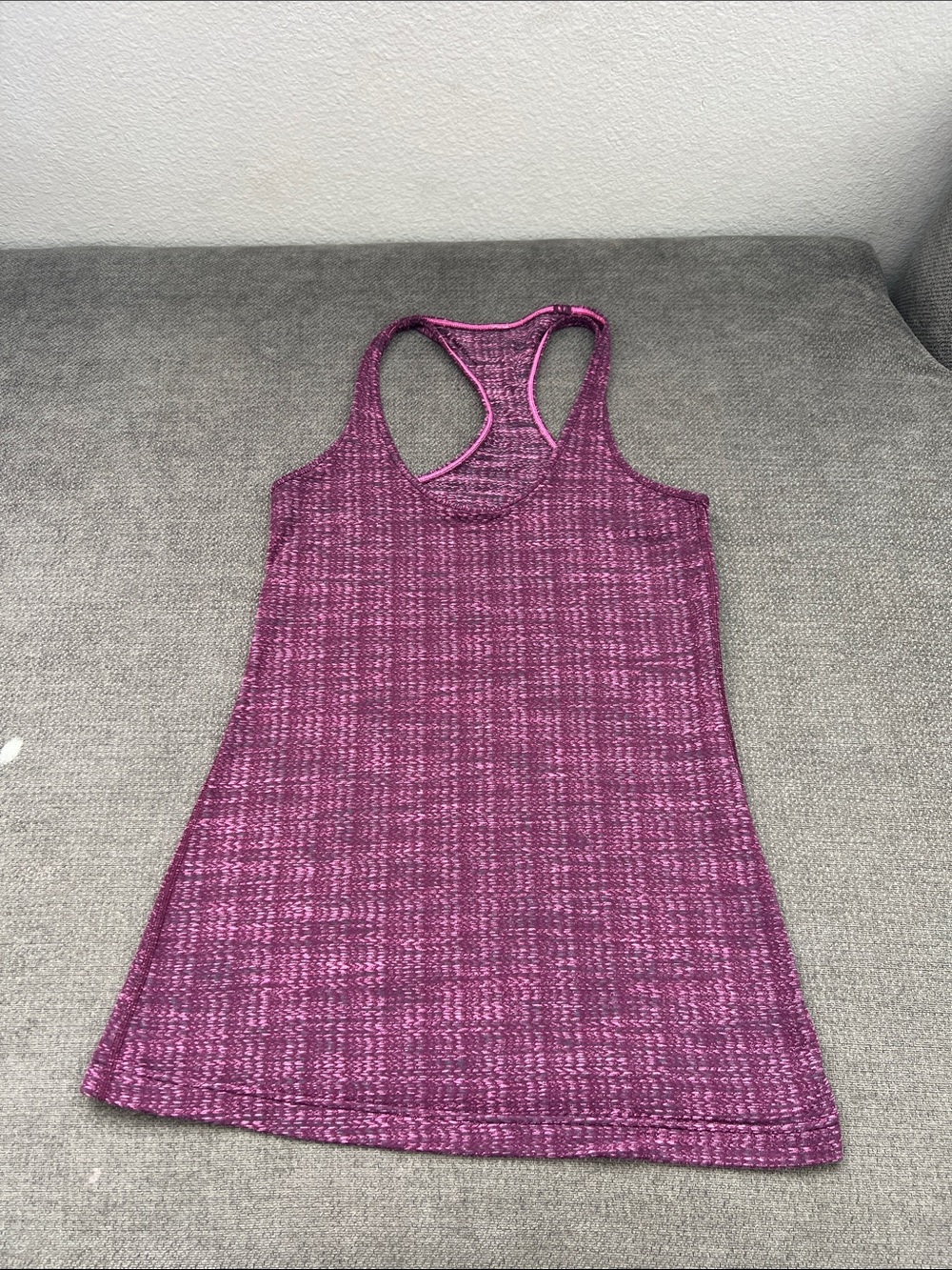 lululemon athletica Purple Heather Racerback Tank Top